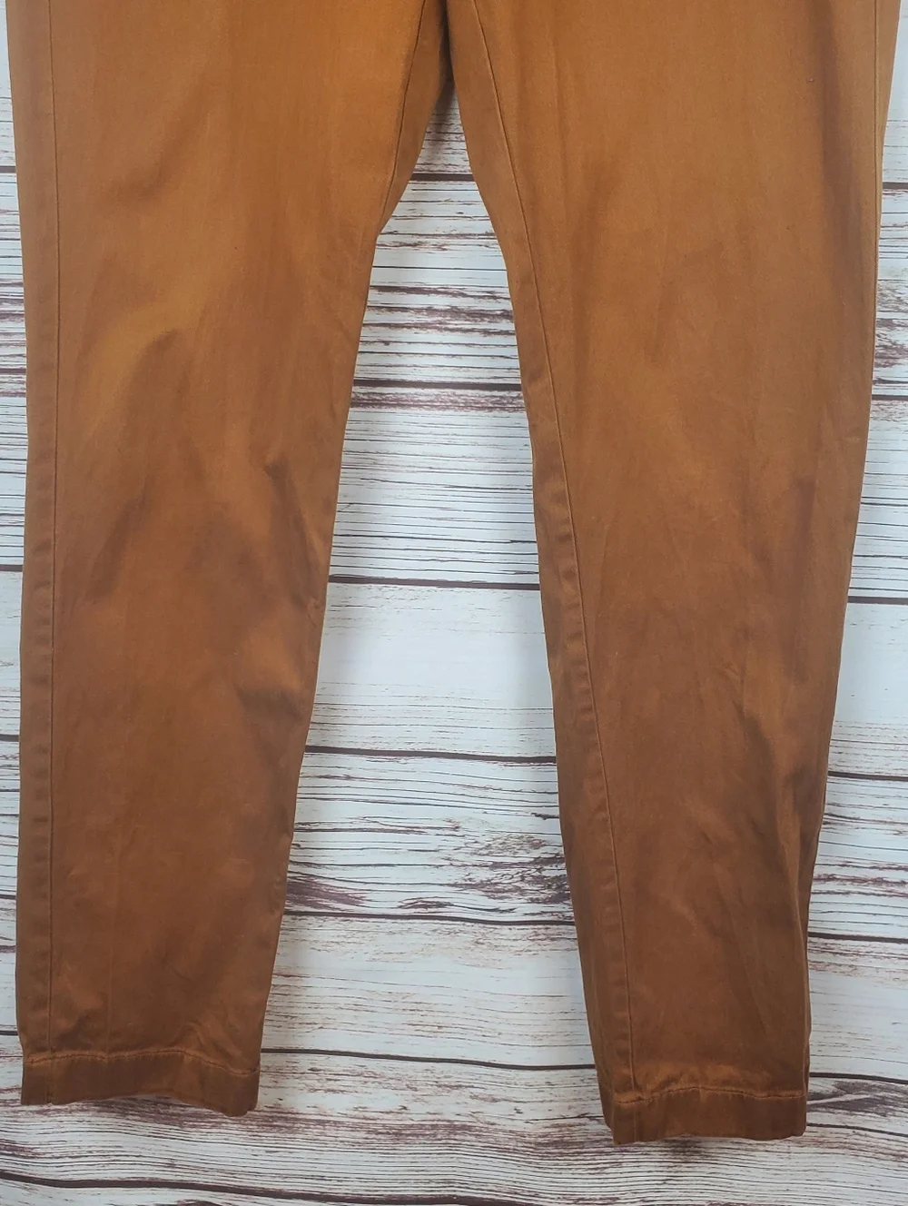 J.Crew Stretch Mens 34x34 770 Straight Leg Brown Khaki Chino Pants